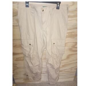 Women's Lauen Ralph Lauren Khaki Cargo Pants 12